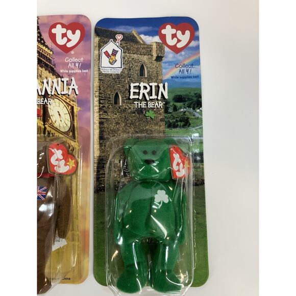McDonald’s Happy Meal Ty Beanie Babies 1999 International Bear Bundle (4pcs) - Picture 5 of 13